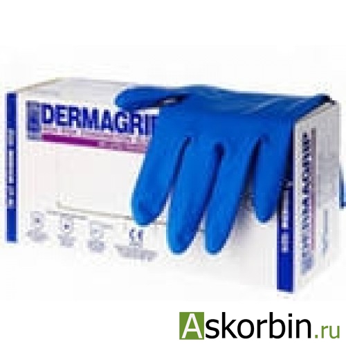 перчатки dermagrip особопрочные нест.м, фото 1